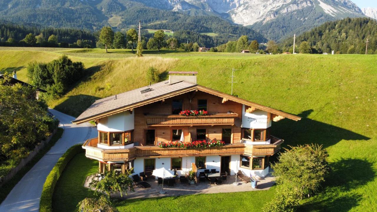 Appartementhaus Zum Schneider Scheffau am Wilden Kaiser Dış mekan fotoğraf